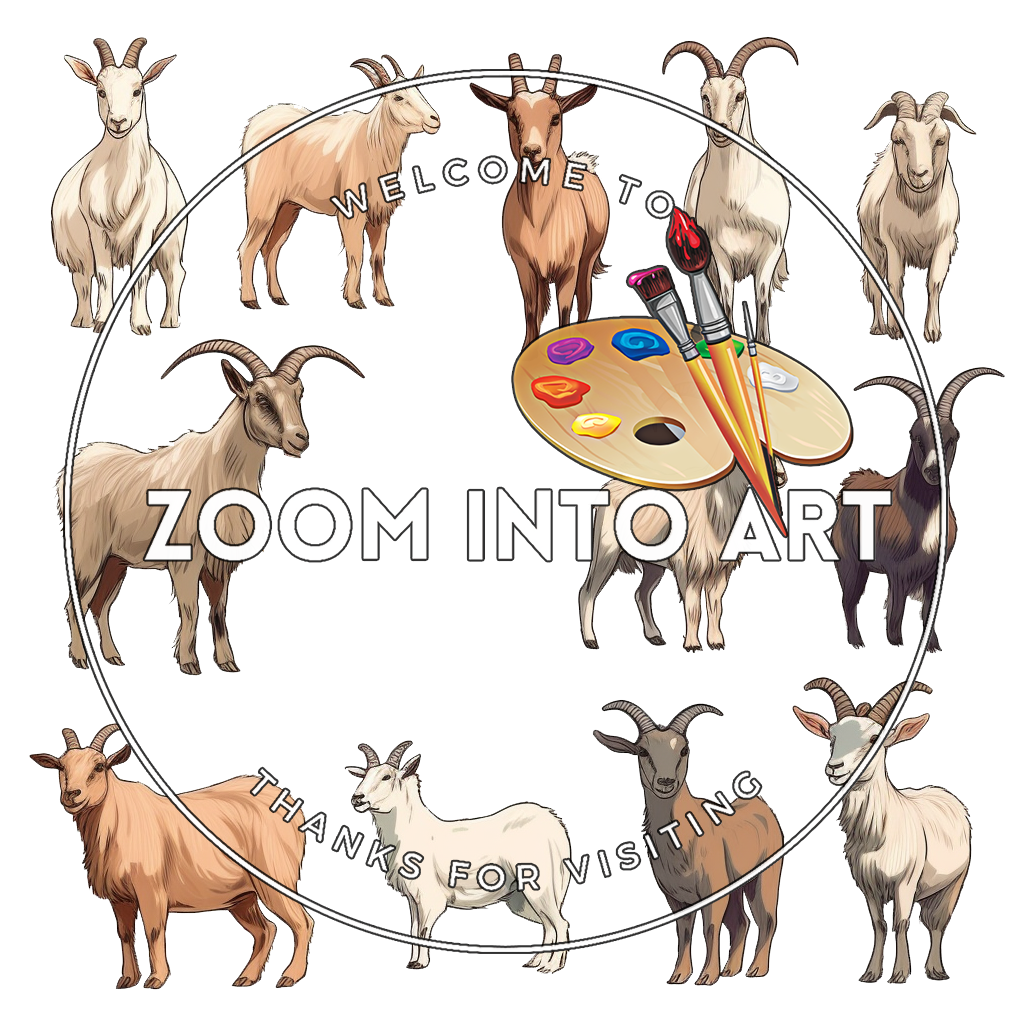 18 Farm Goats PNG Clipart – Transparent Background Animal Graphics