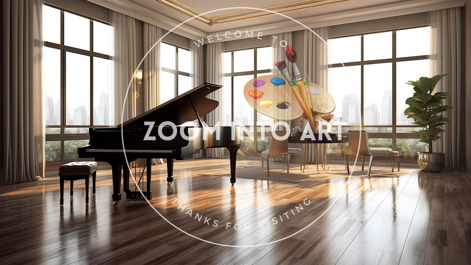 Harmony Elegant Room with Piano